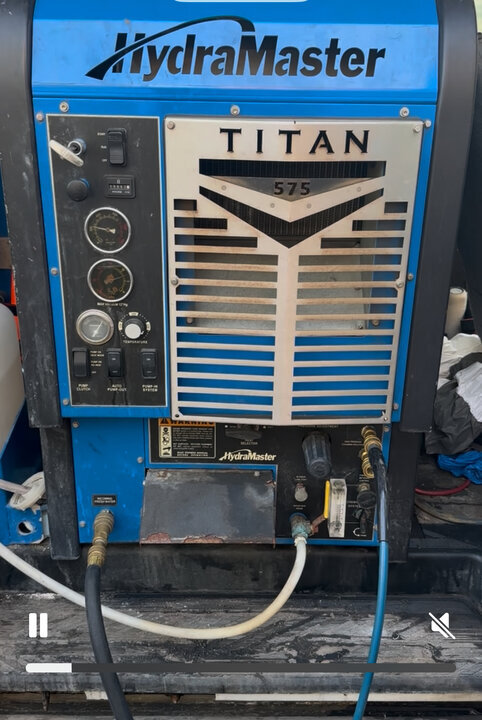 2016 Ford Transit with a 575 hydra master truck mount $37500.00